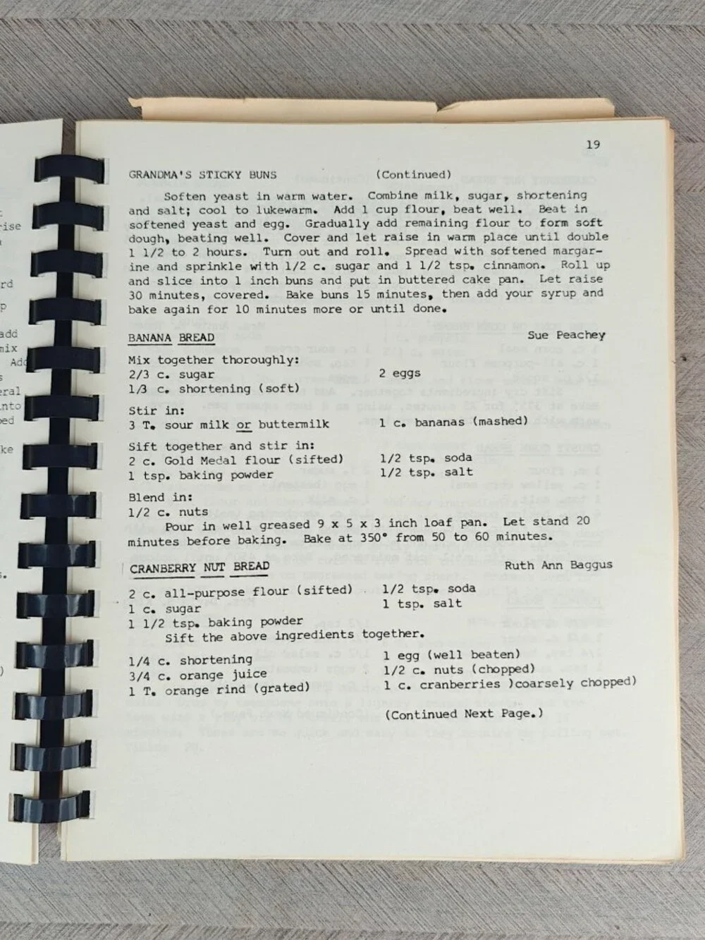 Recipes From Keystone Kitchens Ladies Auxiliary 1977 Spiral-Bound Cookbook